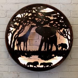 Africa LED Wall Art 725mm - Ready for Immediate Dispatch